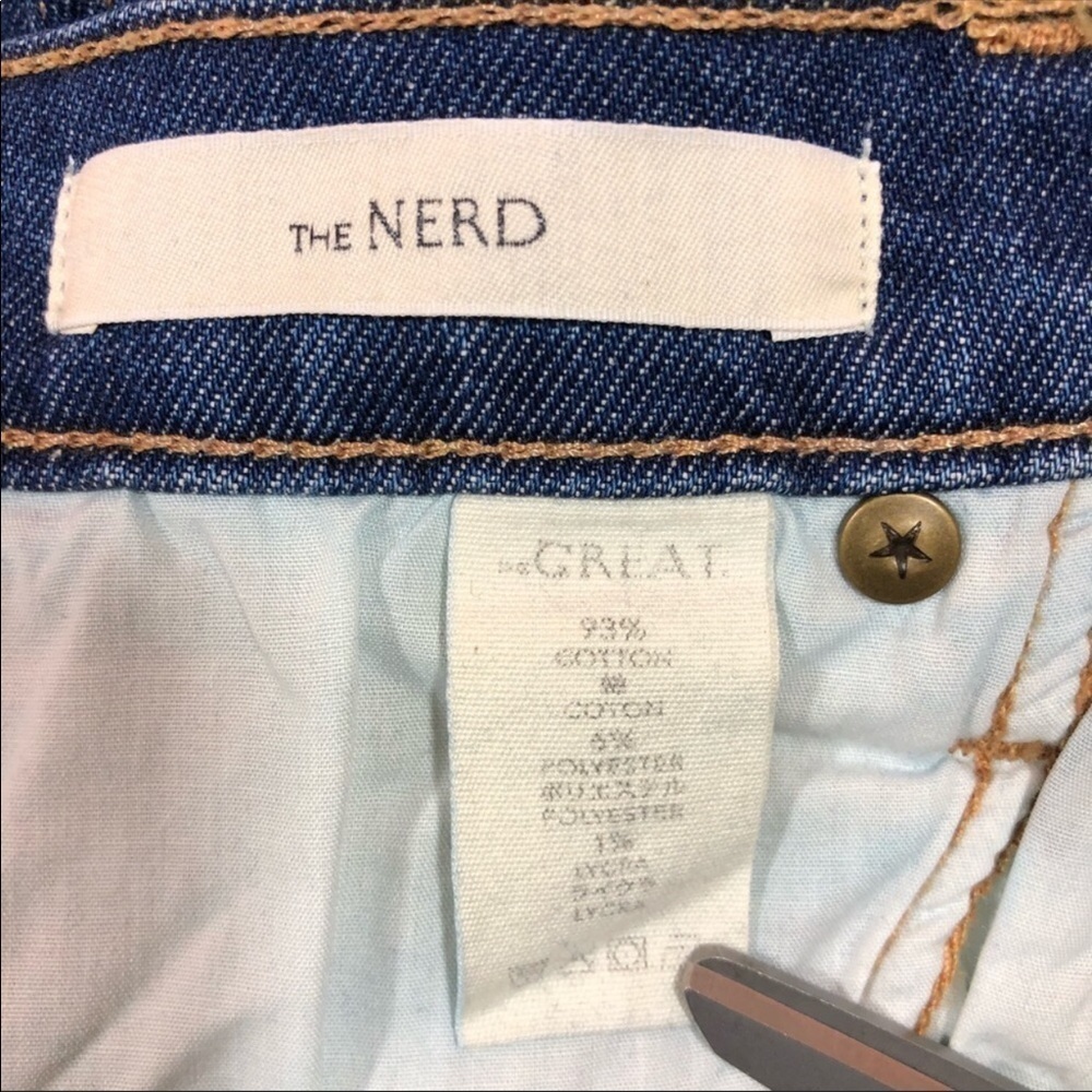 The Great Nerd Blue Straight Cropped Jeans 24 - Picture 6 of 7